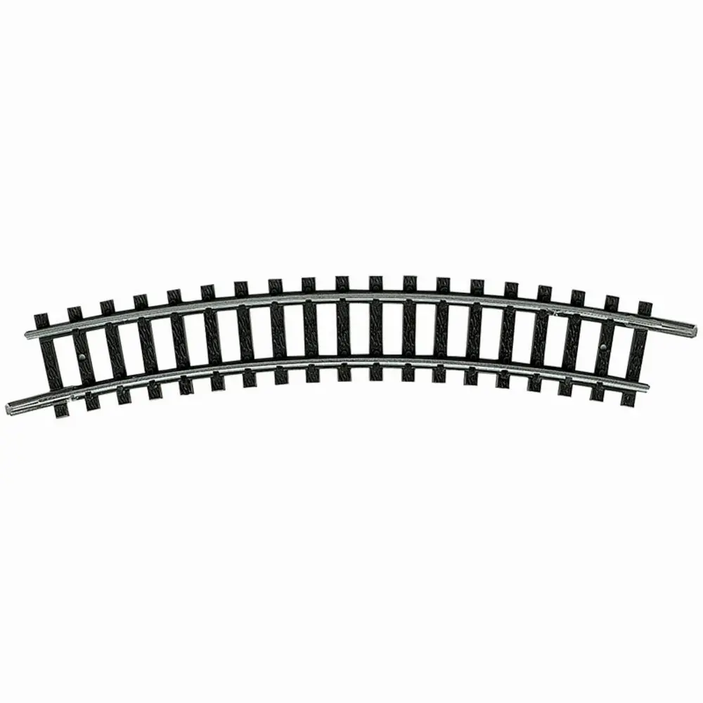 Rail courbe R2 228,2 mm 24° code 80 - Minitrix 14924 - N 1/160 - 2R