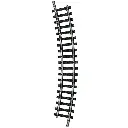 Rail courbe Minitrix R2 rayon 228.2 mm 24° - N : 1/160 - code 80 - 14924