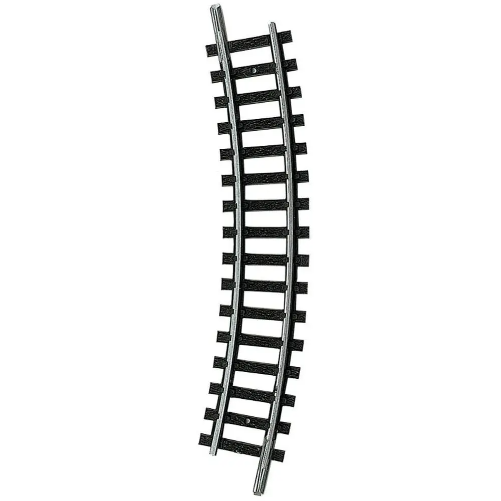Rail courbe Minitrix R1 rayon 194.6 mm 24° - N : 1/160 - code 80 - 14914