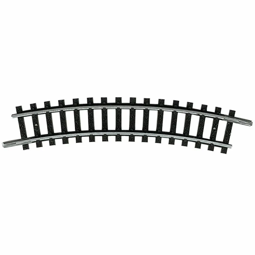 Rail courbe R1 194,6 mm 24° code 80 - Minitrix 14914 - N 1/160 - 2R
