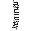 Rail courbe Minitrix R1 rayon 194.6 mm 24° - N : 1/160 - code 80 - 14914