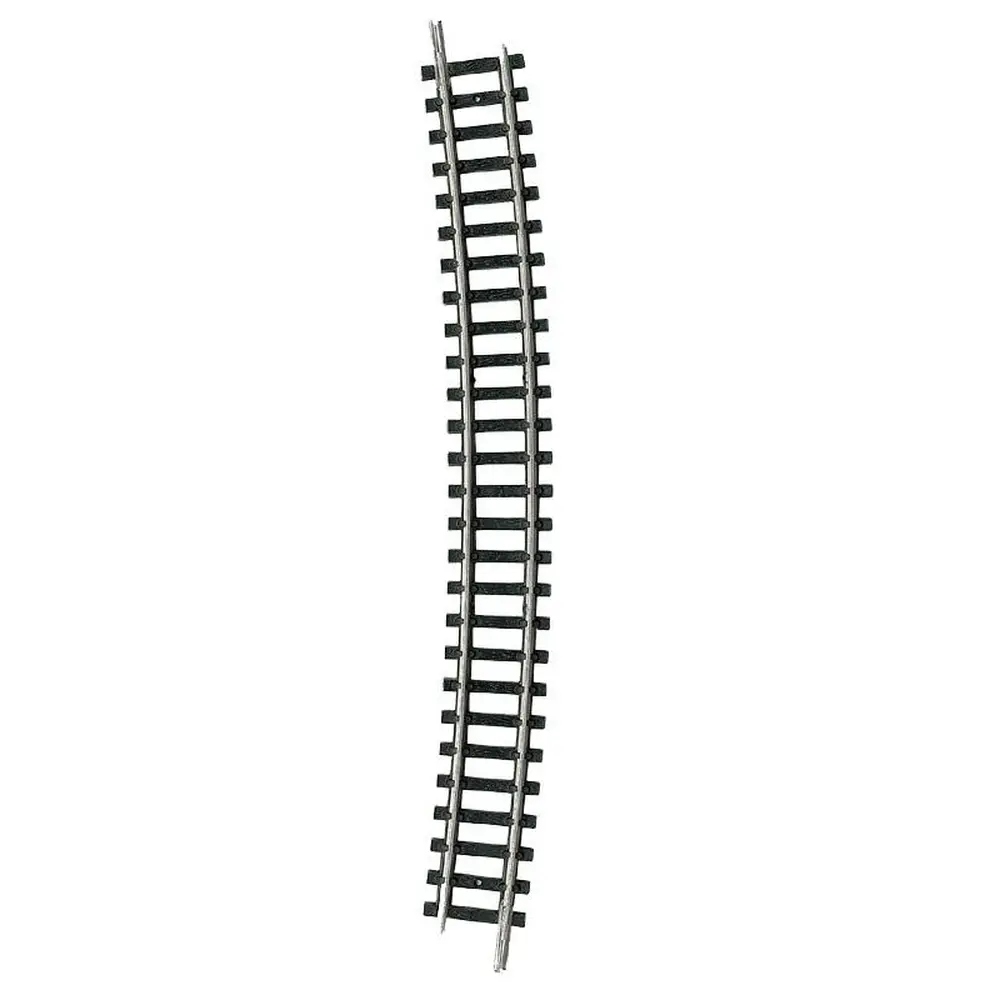 Rail courbe Minitrix R6 rayon 526.2 mm 15° - N : 1/160 - code 80 - 14928
