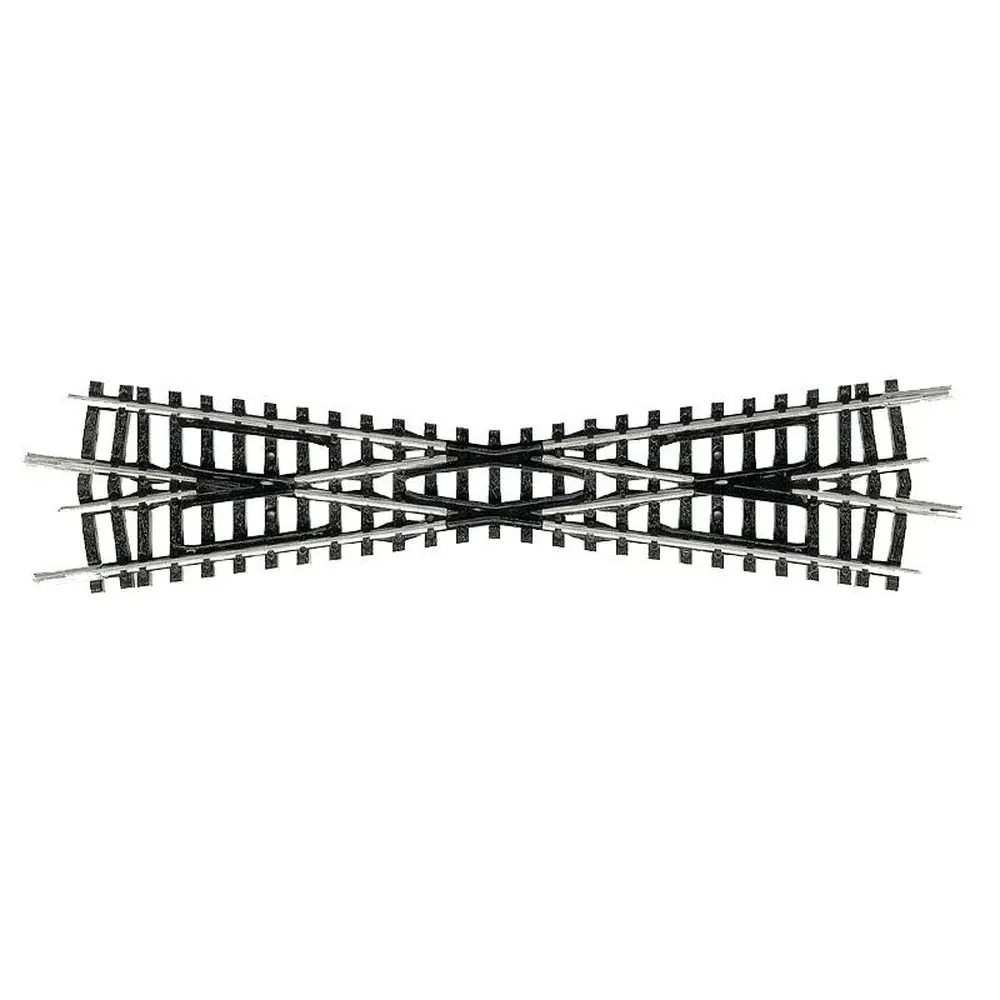 Croisement 15° - Minitrix 14973 - N : 1/160 - 104,2 mm - code 80 -