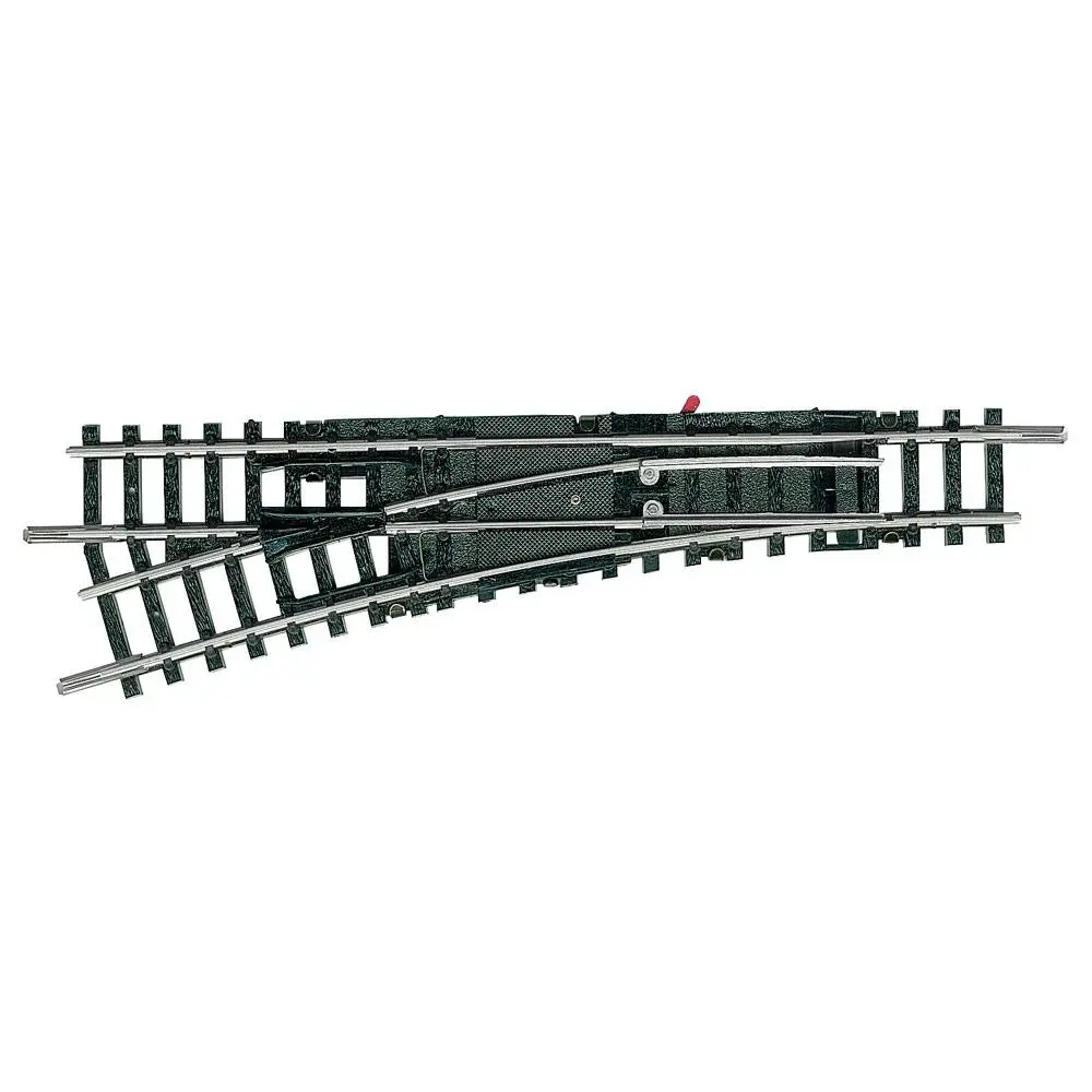 Aiguillage à gauche Minitrix 15° 112.6 mm - N : 1/160 - code 80 - 14954