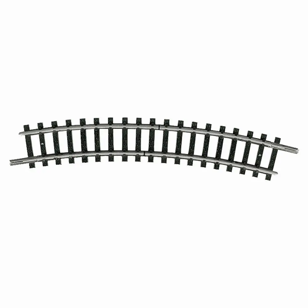 Rail courbe deux coupures R2 228,2 mm 24° code 80 - Minitrix 14986 - N 1/160 - 2R