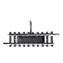 Rail de contact avec interrupteur magnétique - Minitrix 14980 - 50mm  - N 1/160