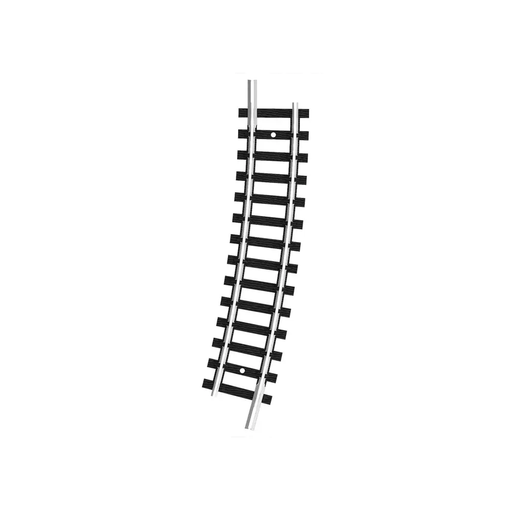 Rail courbe Minitrix R2a rayon 261.8 mm 15° - N : 1/160 - code 80 - 14911