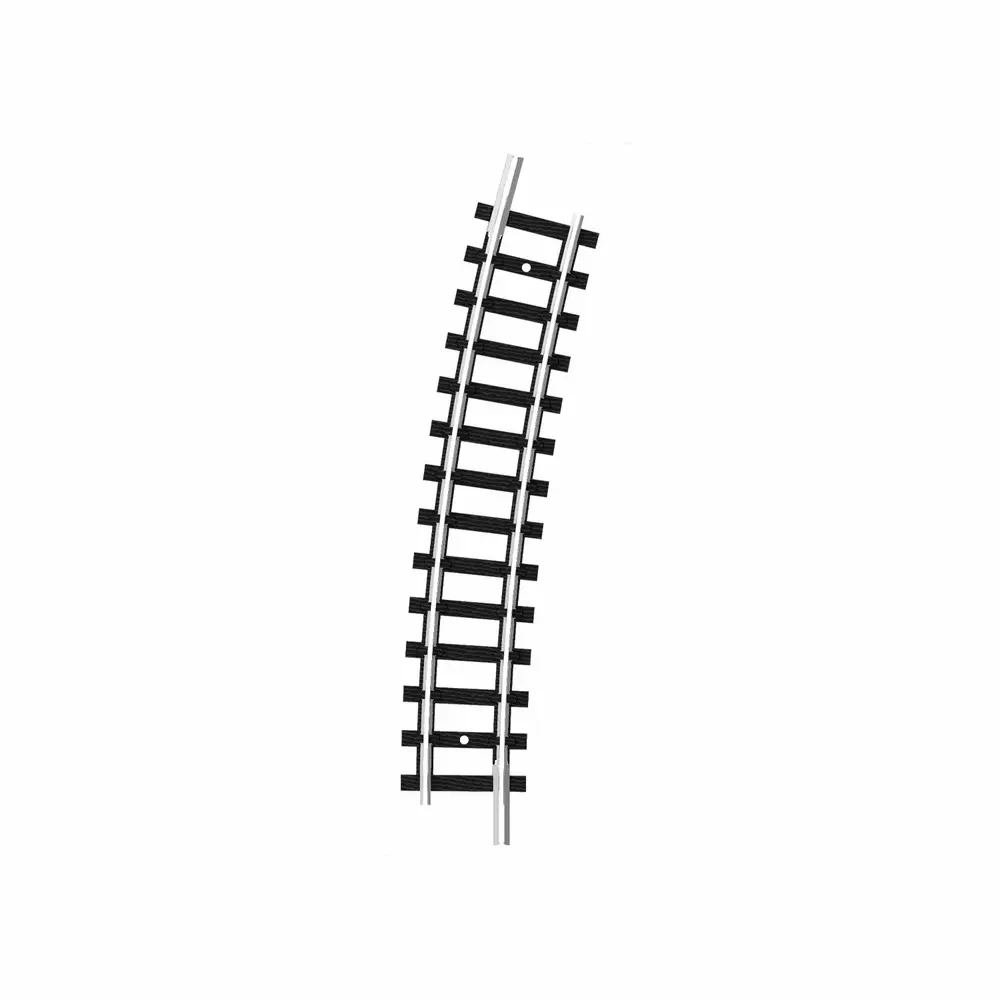 Rail courbe R2b 295,4 mm 15° code 80 - Minitrix 14921 - N 1/160 - 2R