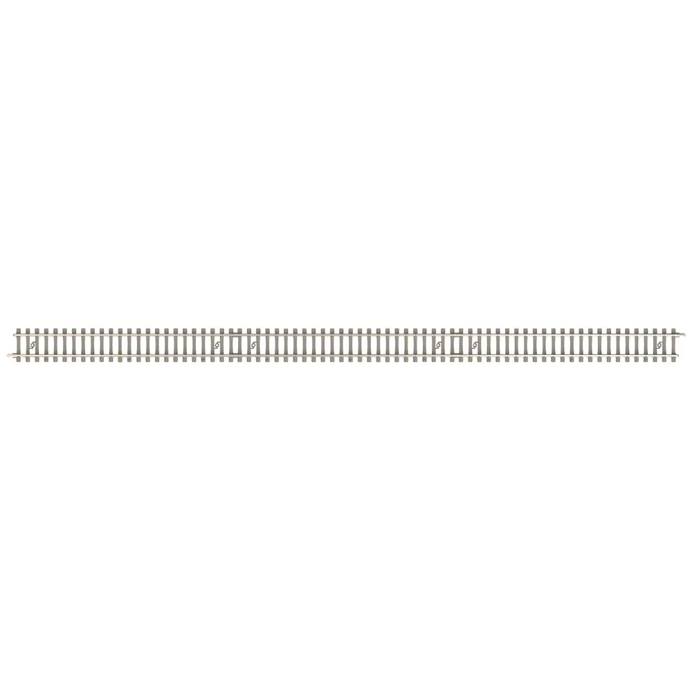 Rail droit traverses béton - Minitrix 14502 - N 1/160 - Code 60 - Longueur 312,6mm - 2R