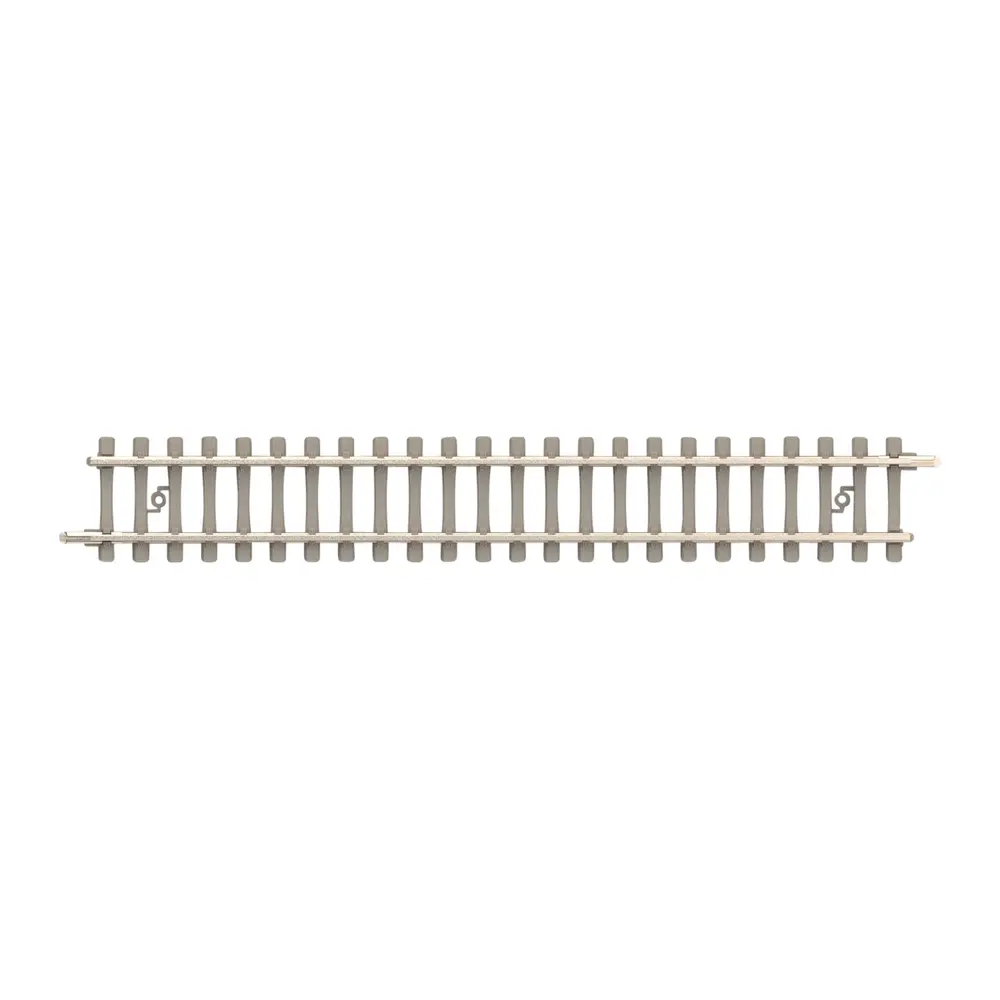 Rail droit traverses béton - Minitrix 14504 - N 1/160 - Code 60 - Longueur 104,2mm - 2R