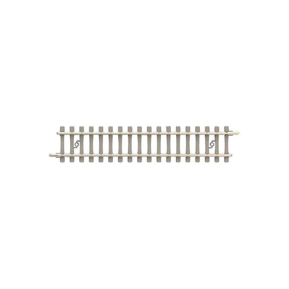 Rail droit traverses béton - Minitrix 14505 - N 1/160 - Code 60 - Longueur 76,3mm - 2R