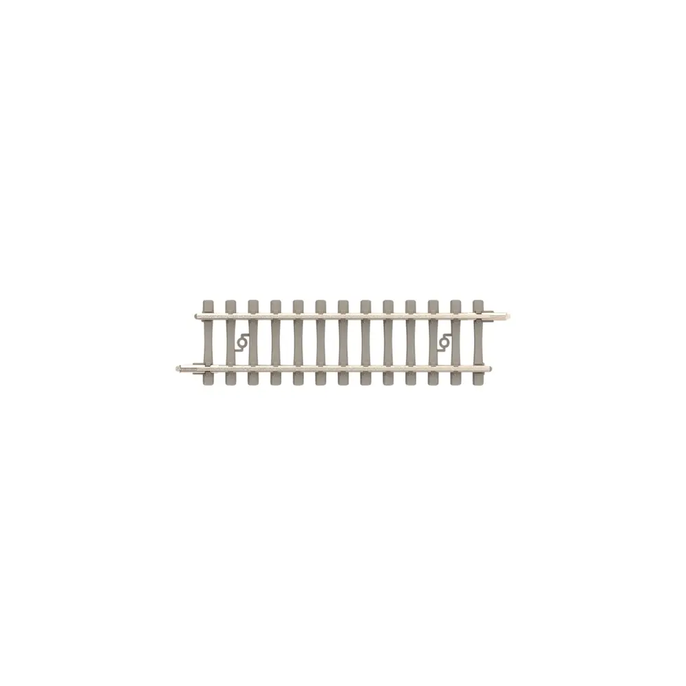 Rail droit traverses béton - Minitrix 14506 - N 1/160 - Code 60 - Longueur 54,2mm - 2R