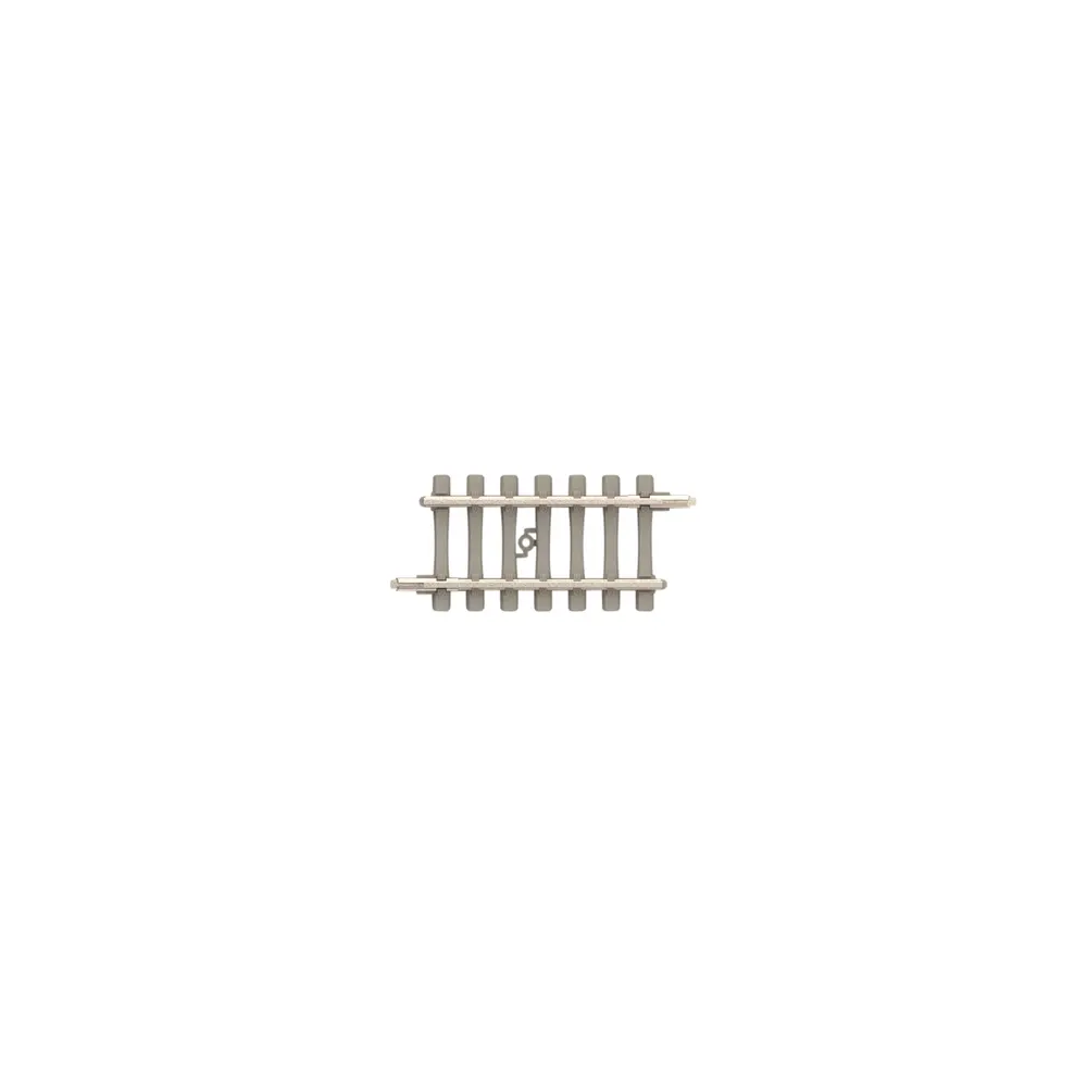 Rail droit traverses béton - Minitrix 14508 - N 1/160 - Code 60 - Longueur 27,9mm - 2R