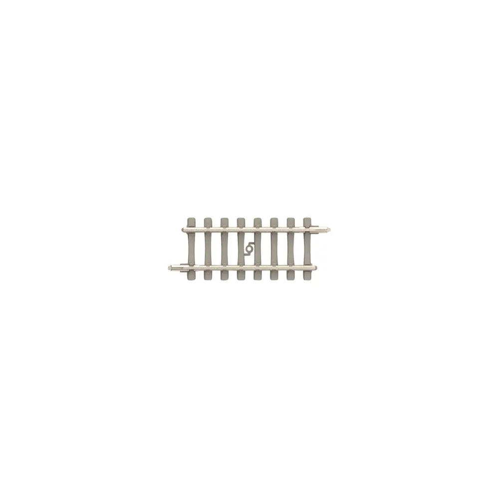 Rail droit traverses béton - Minitrix 14509 - N 1/160 - Code 60 - Longueur 33,6mm - 2R