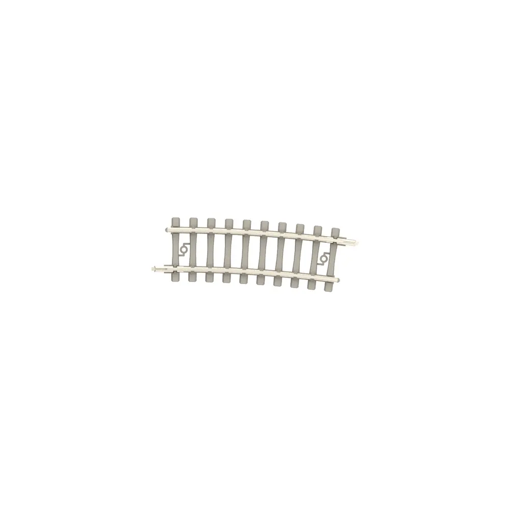Rail courbe traverses béton - Minitrix 14513 - N 1/160 - Code 60 - Rayon 329mm - 2R