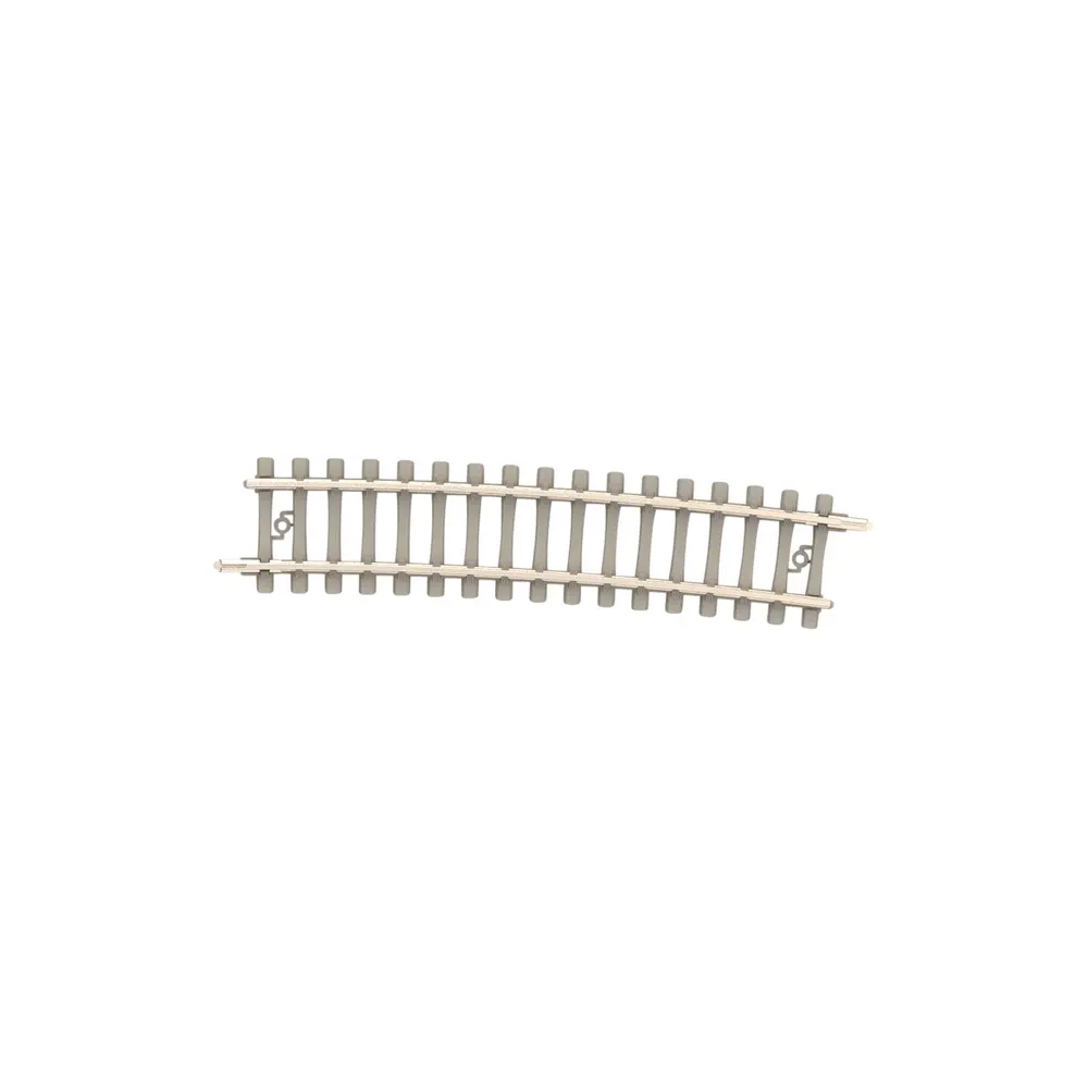 Rail courbe traverses béton - Minitrix 14516 - N 1/160 - Code 60 - Rayon 526,2mm- 2R