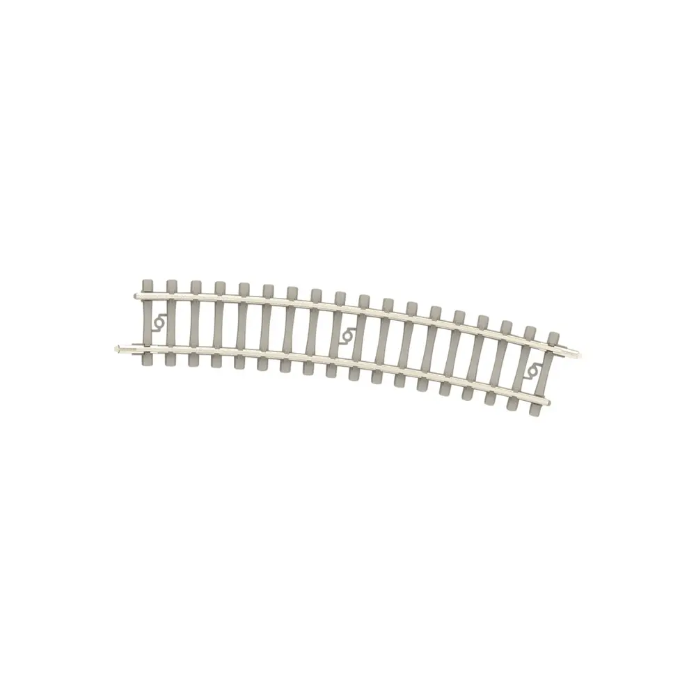 Rail courbe R2b 295,4 mm 15° code 60 - Minitrix 14521 - N 1/160 - 2R