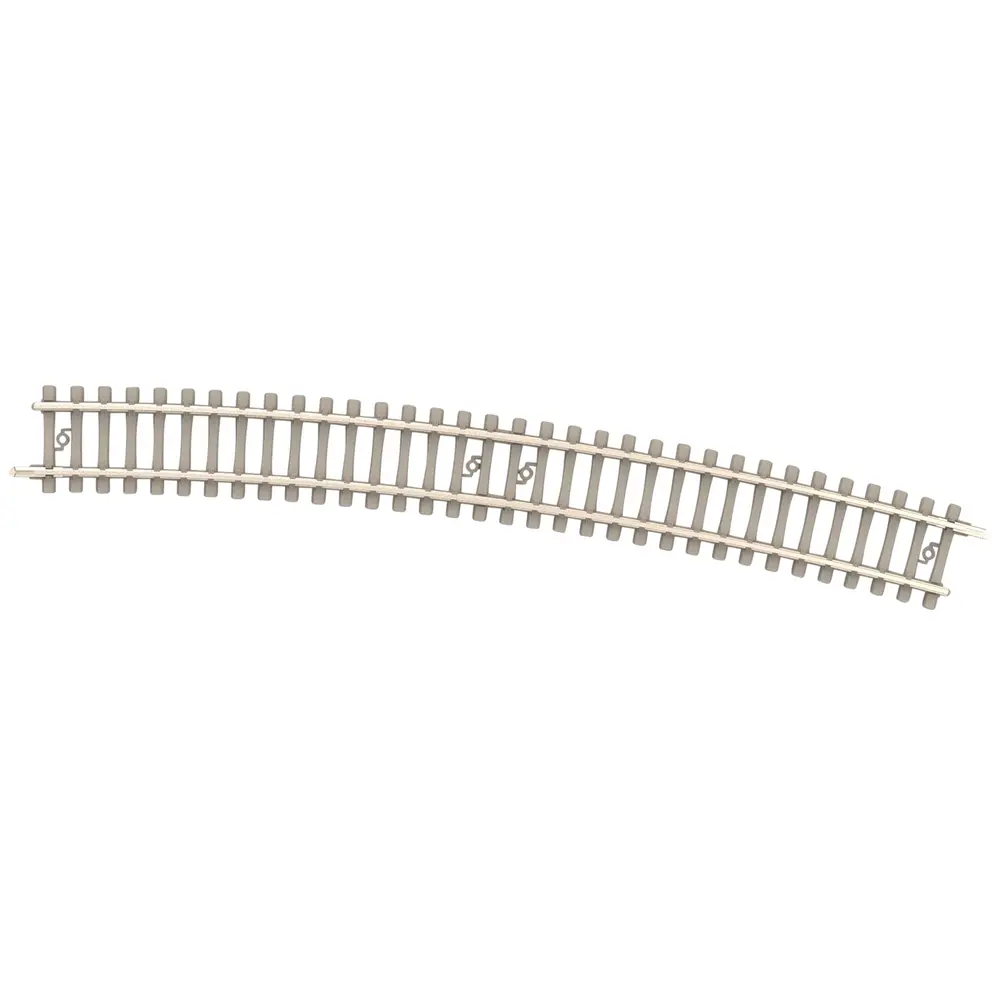 Rail courbe traverses béton - Minitrix 14528 - N 1/160 - Code 60 - Rayon 526,2mm- 2R