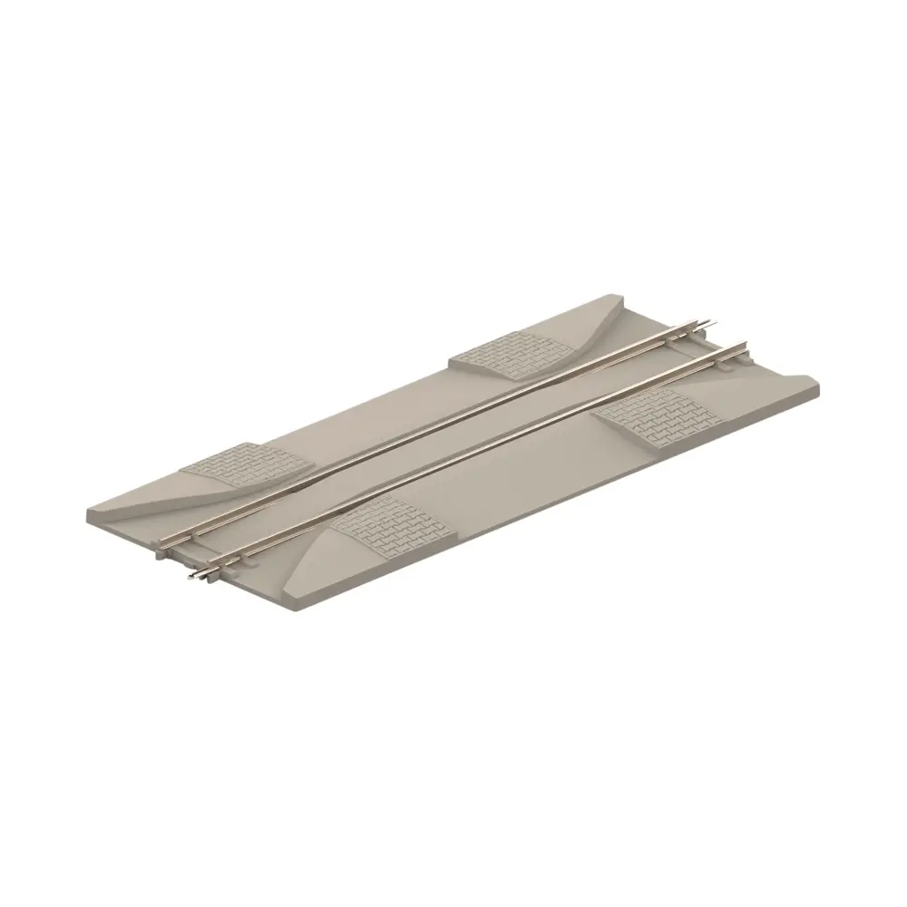 Enrailleur béton - Minitrix 14574 - N 1/160 - Code 60 - Longueur 104,2mm - 2R