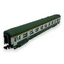 Voiture voyageurs express type A9 - Minitrix 18464 - N 1/160 - SNCF - Ep V - 2R
