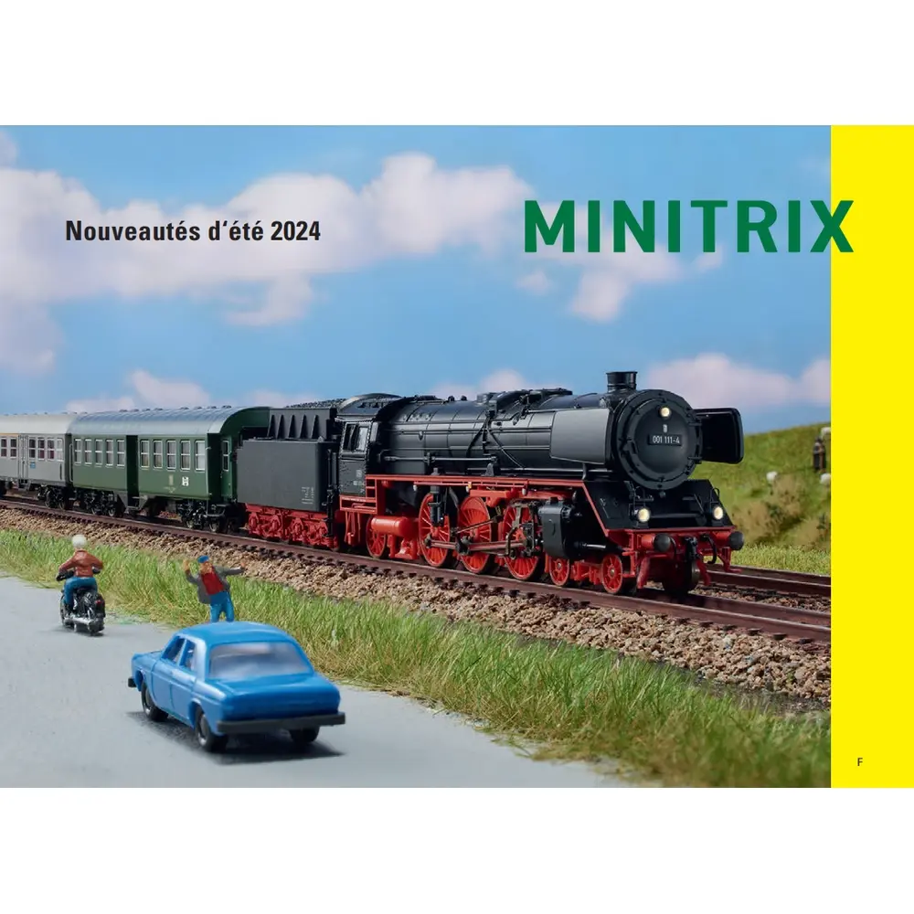 Dépliants nouveautés 2024 - Minitrix MI-DEP-ETE2024 - 7 pages - français