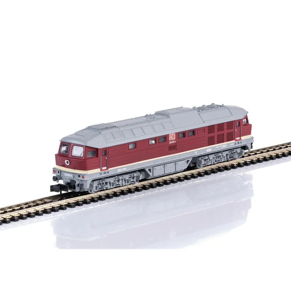 Locomotive diesel série 232 - Minitrix T16235 - DB AG - N 1/160 - EP. V - Digital Sound - 2R