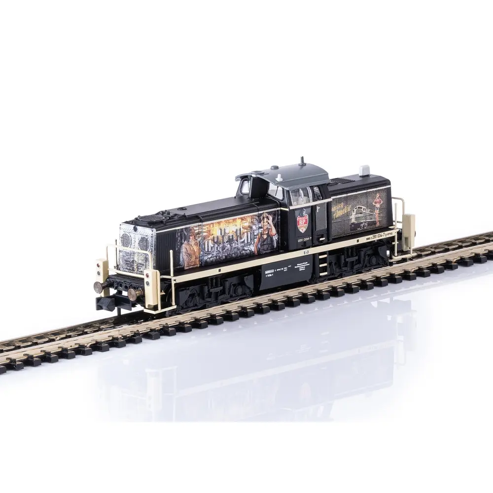 Locomotive diesel série 291 - Minitrix T16299 - privée - N 1/160 - EP. VI - Digital Sound - 2R