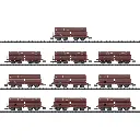 Coffret de wagons électrique à déchargement automatique - Minitrix T15013 - DRB - N 1/160 - Ep.II - Analogique - 2R