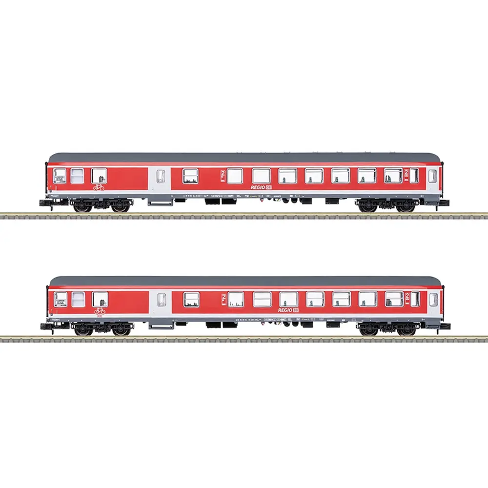 Coffret de voitures-voyageurs RE 7 Freizeitexpress Murgtäler - Minitrix T18258 - DB AG - N 1/160 - EP. VI - 2R