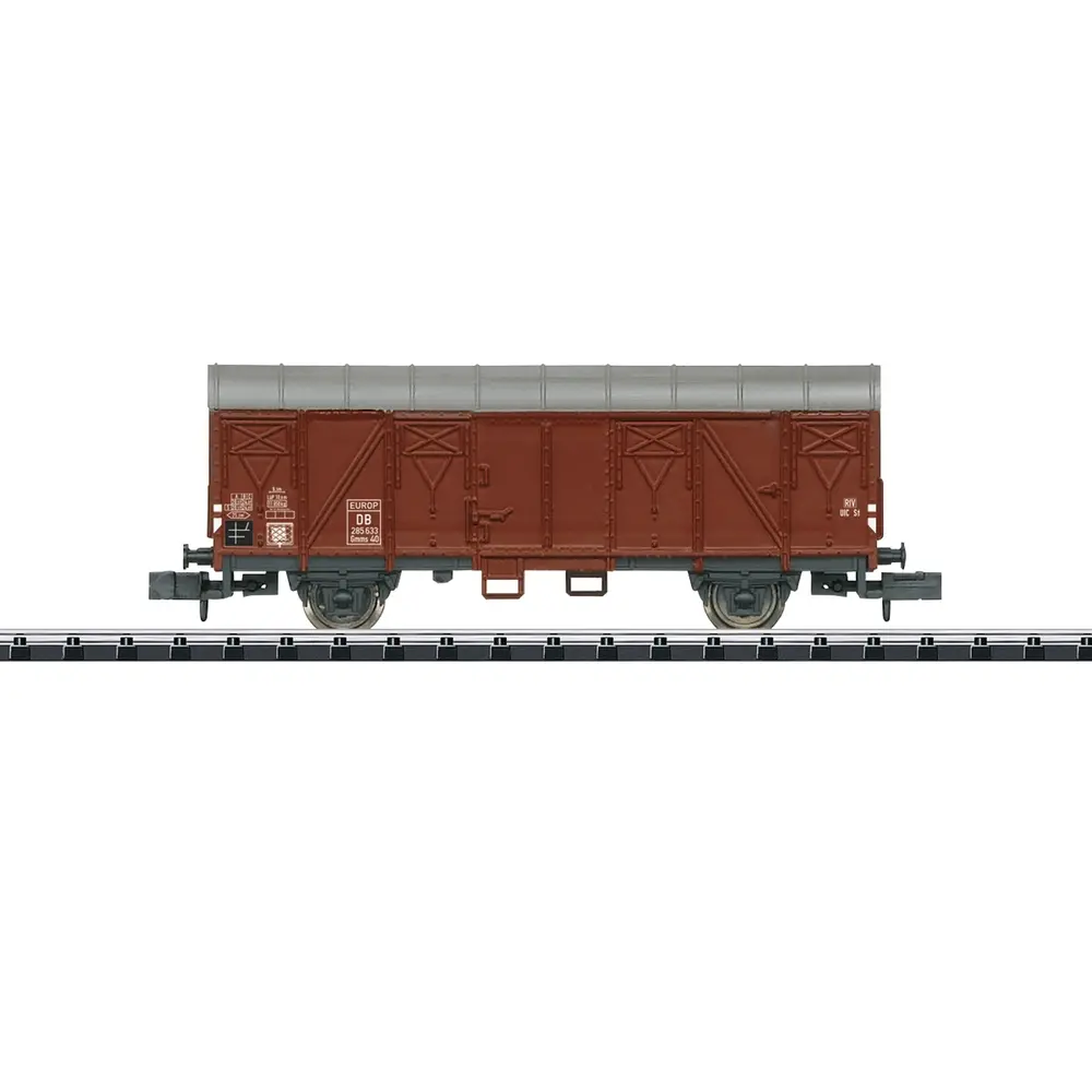Wagon marchandises Hobby type Gmms 40 - Minitrix T18100 - DB - N 1/160 - EP. III - 2R