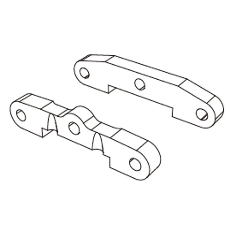 Supports d'axes de triangles AV/AR pour Hyper Go - MJX M1640 - 1/16