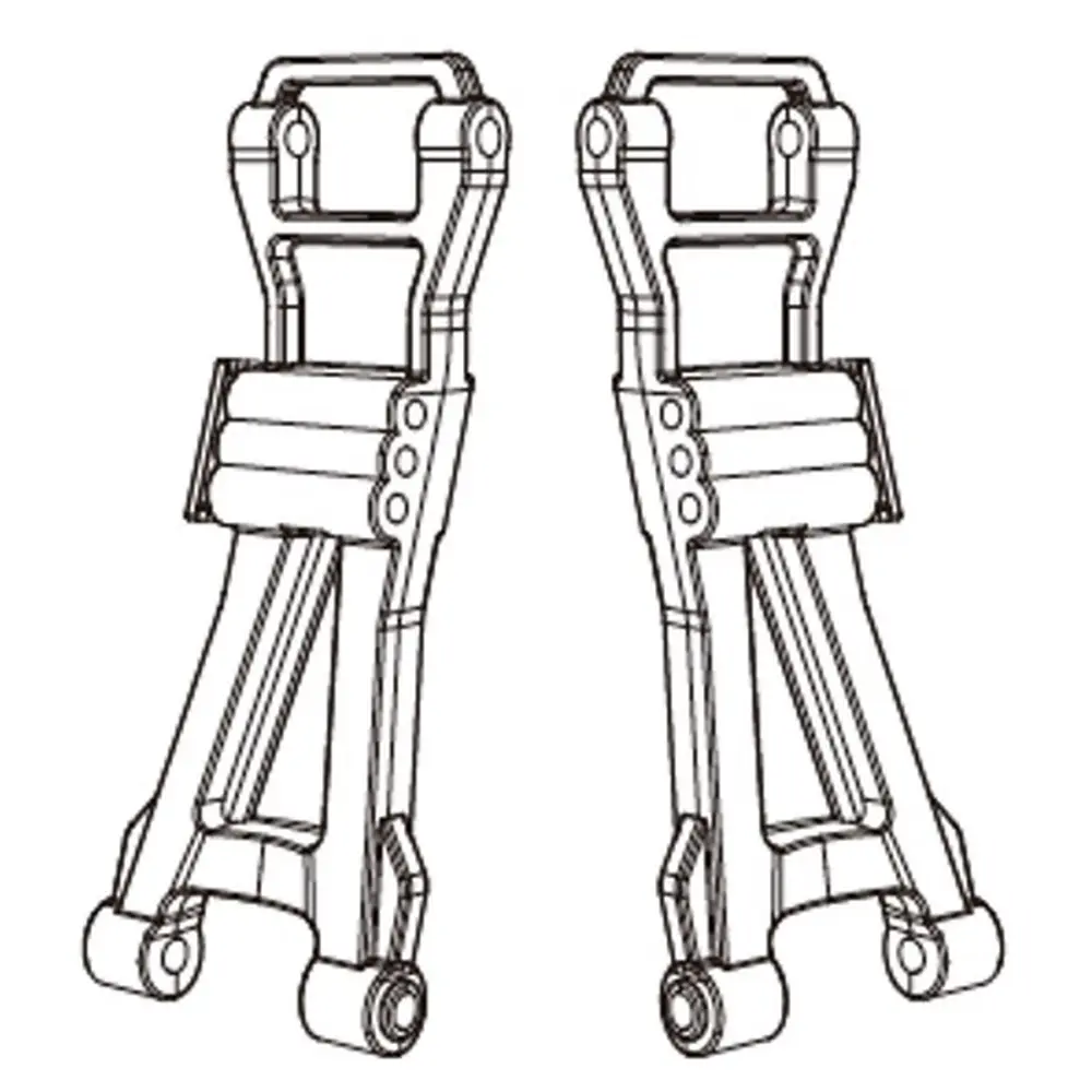 Triangles de suspension arrière (x2) pour Hyper Go - MJX 16250 - 1/16