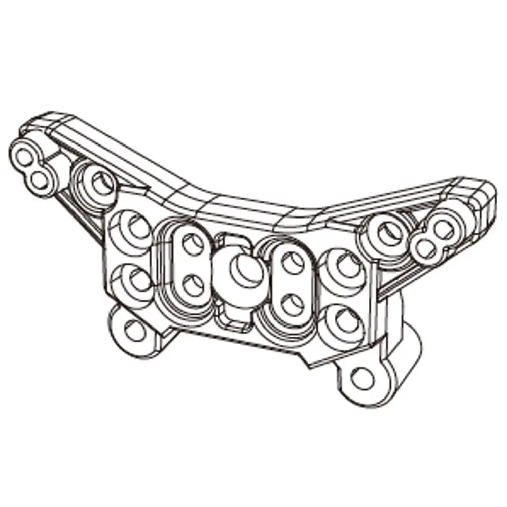 Support d'amortisseur arrière pour Hyper Go - MJX 14180B - 1/14