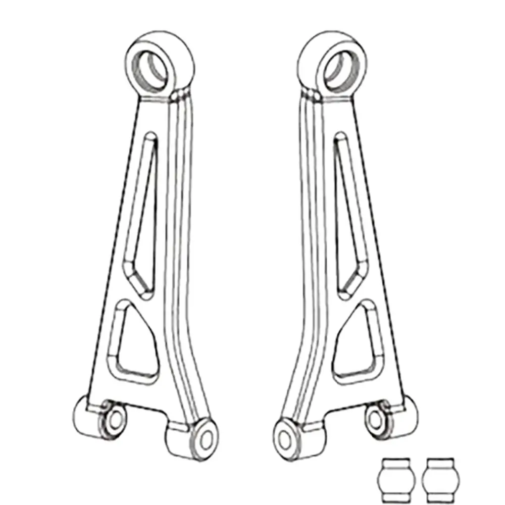 Triangles de suspension supérieurs avant (x2) pour Hyper Go - MJX 14210B - 1/14