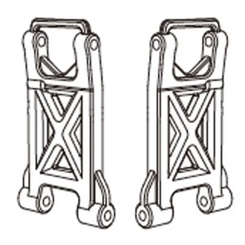 Triangles de suspension inférieur arrière (x2) pour Hyper Go - MJX 14250 - 1/14