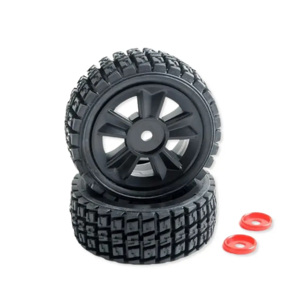 Roues en caoutchouc tendre (x2) pour Hyper Go - MJX 1415A1 - 1/16