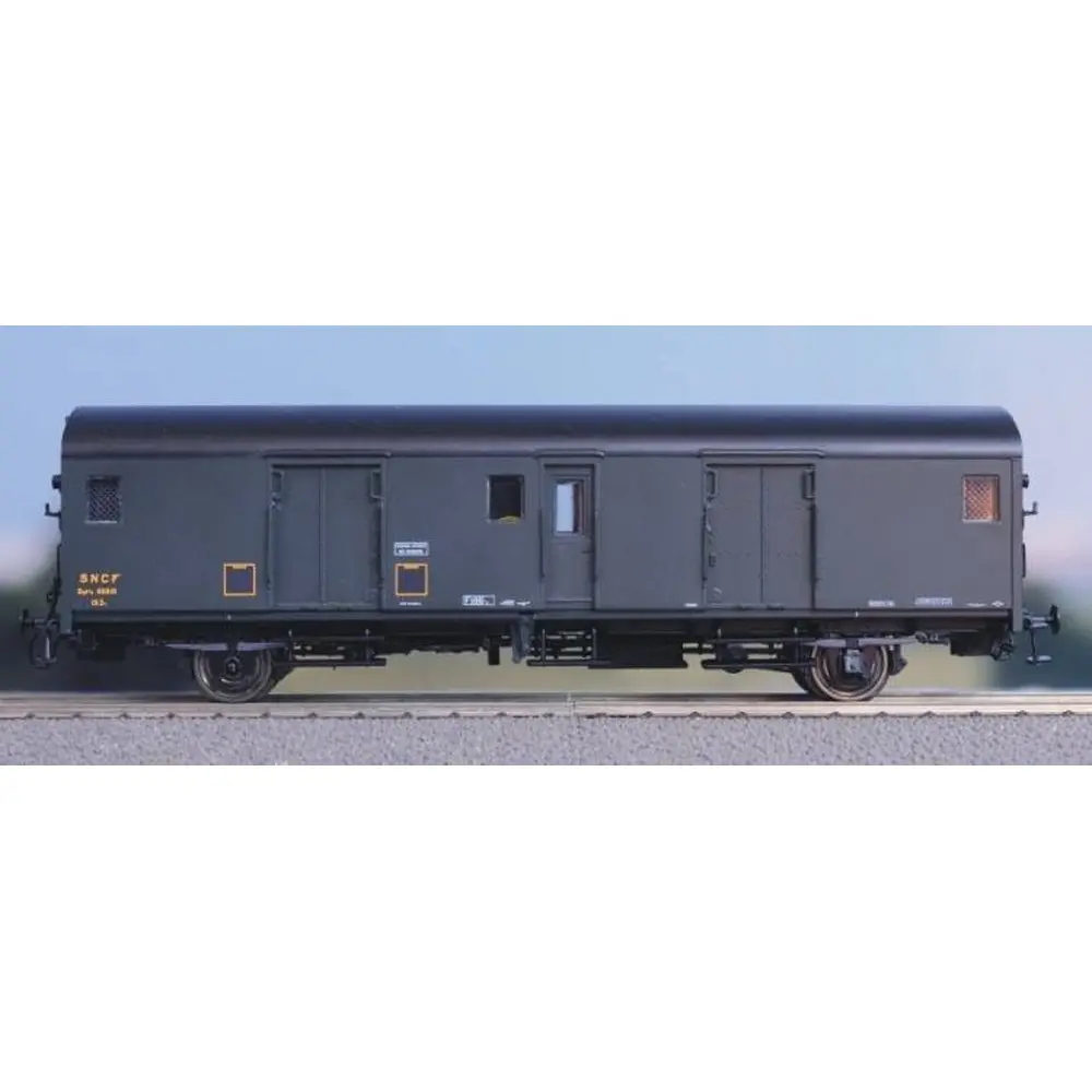 Fourgon métallisé type Dqd2m - Models World 30300 - HO 1/87 - SNCF - Ep III - 2R