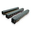 Coffret de 3 voitures voyageur OCEM - Models World 40925 - EP II - HO 1/87 - 2R