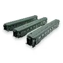 Coffret de 3 voitures voyageur OCEM - Models World 40933 - EP IV - HO 1/87 - 2R