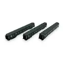 Set de 3 voitures voyageurs OCEM parois-lisses A8 / B10 / B10 - Models World 40943 - HO 1/87 - SNCF - Ep IV - 2R