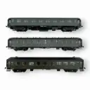 Set de 3 voitures OCEM PL et RA A8 / B9 / B9, marquage ETAT - Models World 40935 - HO 1/87 - ETAT - Ep IIb - 2R