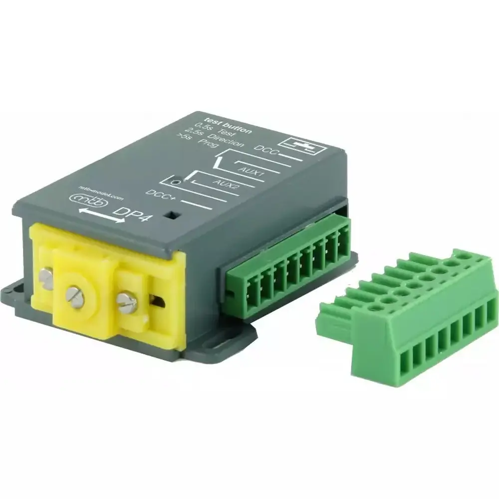 Moteur lent d’aiguillage avec interface DCC + 2 contacts de commutation indépendants - MTB DP4