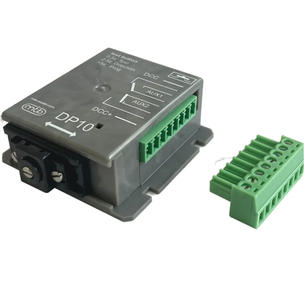 Moteur lent d’aiguillage avec interface DCC + 2 contacts de commutation indépendants - MTB DP10 - Échelle universelle