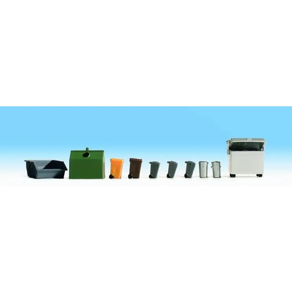 Poubelles - Noch 14825 - HO 1/87