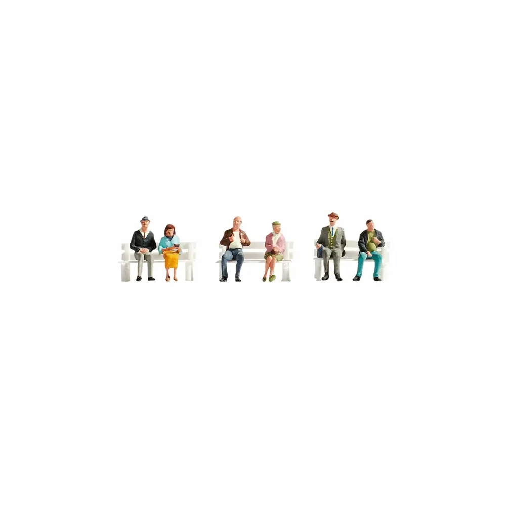 Pack 6 personnages passagers - Noch 15242 - HO 1/87
