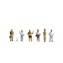 lot de 6 passants NOCH 15480 - HO 1/87