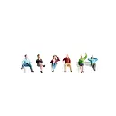 Lot de 6 personnages assis - NOCH 15540 - HO 1/87
