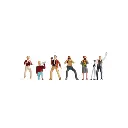Lot de 6 figurines "Photographes" NOCH 15571 - HO 1/87