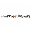 Lot de 9 animaux de la ferme - Noch 15713 - HO 1/87 - 9 pièces