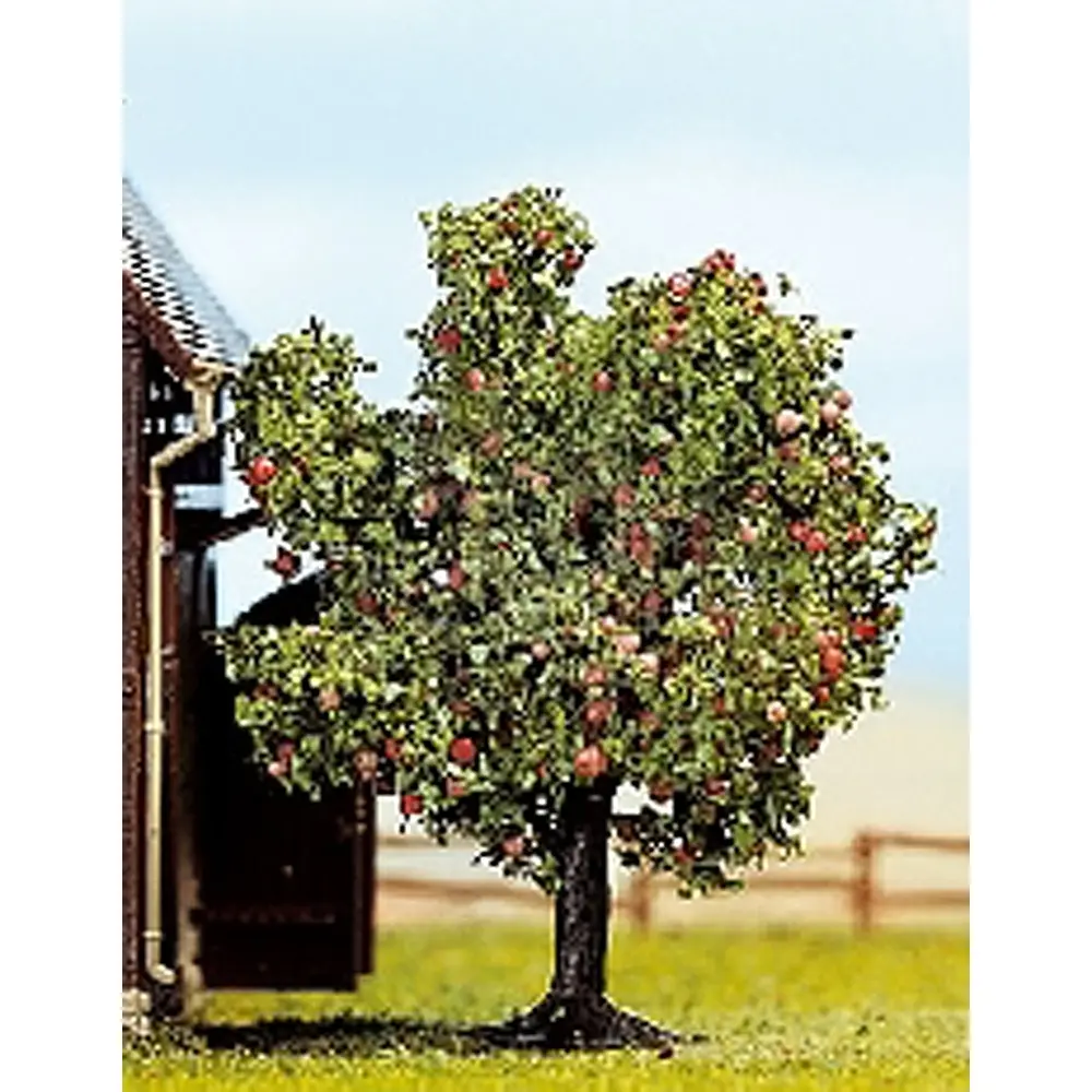 Pommier avec fruits / 7.5 cm de haut